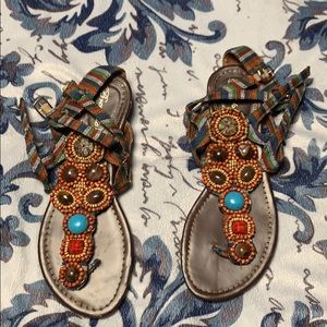 Colorful sandals
